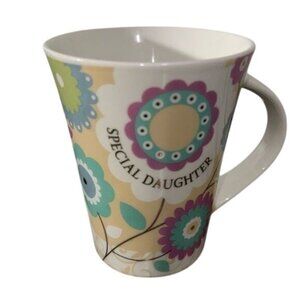 Special Daughter Floral Mug Bone China History & Heraldry 4.5"x3"
